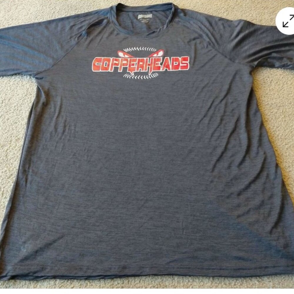 NEW WITH TAGS Sportwear pennant Grey Copperheads T Shirt 4XL